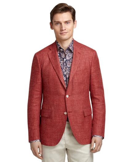 Brooks Brothers Rust Hopsack Blazer