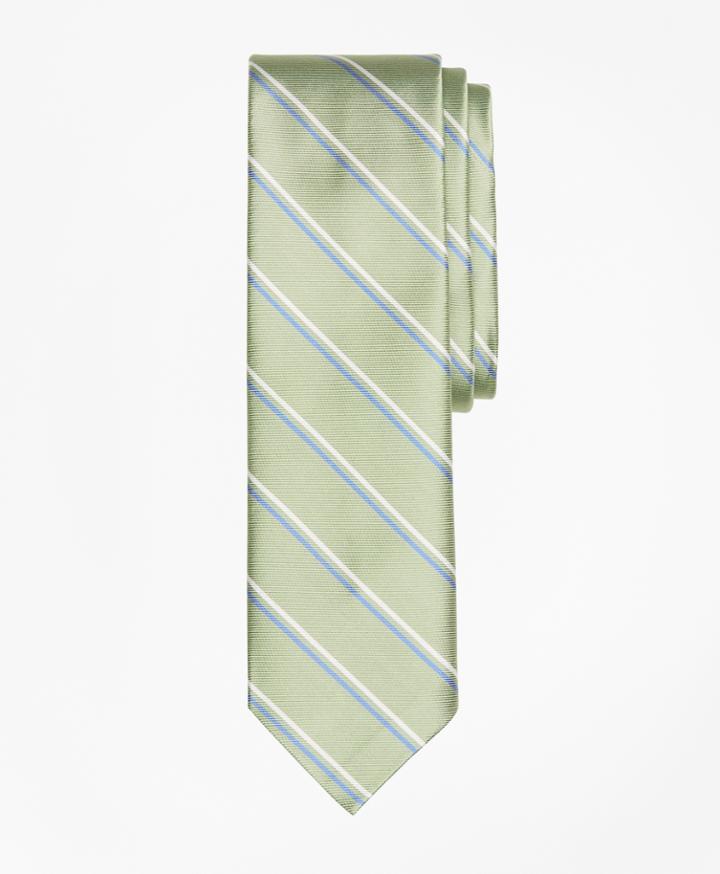 Brooks Brothers Men's Double-stripe Silk Tie