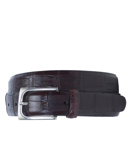 Brooks Brothers Matte Alligator Belt