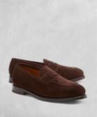 Brooks Brothers Golden Fleece Suede Penny Loafers