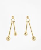 Brooks Brothers Women's Ball-and-bar Drop Earrings