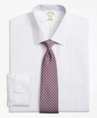 Brooks Brothers Men's Non-iron Extra Slim Fit Triple Stripe Dress Shirt