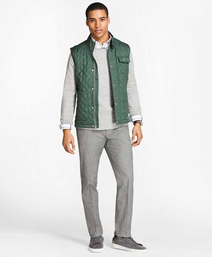 Brooks Brothers Men's Diamond-quilted Vest