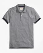 Brooks Brothers Men's Polka Dot Pique Polo Shirt