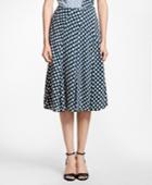 Brooks Brothers Women's Flared Ikat-print Skirt
