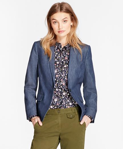 Brooks Brothers Stretch Denim Blazer