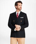 Brooks Brothers Men's Country Club Regent Fit Saxxon Wool Double-breasted Blazer