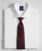Brooks Brothers Men's Golden Fleece Slim Fit English Collar Royal Oxford White Dress Shirt