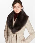 Brooks Brothers Women's Toscana Shearling Scarf