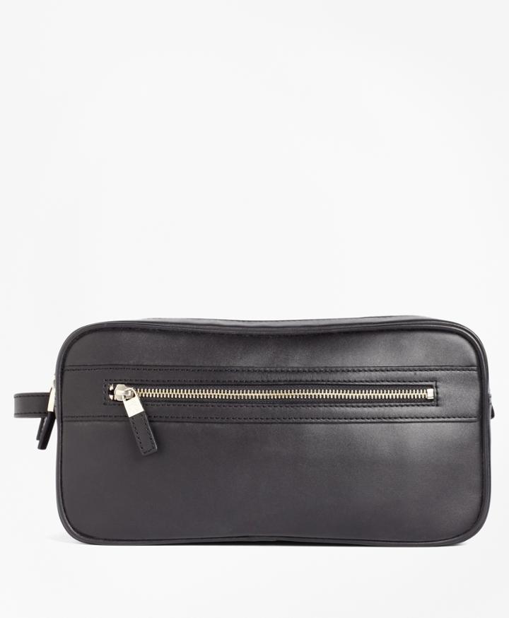 Brooks Brothers Men's Leather Travel Kit