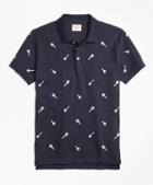 Brooks Brothers Racquet-embroidered Polo Shirt