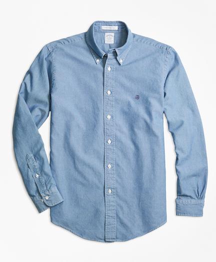 Brooks Brothers Regent Fit Indigo Dyed Sport Shirt