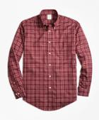 Brooks Brothers Non-iron Milano Fit Herringbone Multi-tattersall Sport Shirt