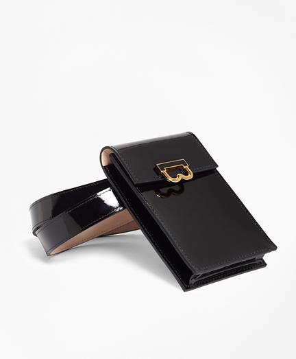 Brooks Brothers Patent Leather Pouch Belt