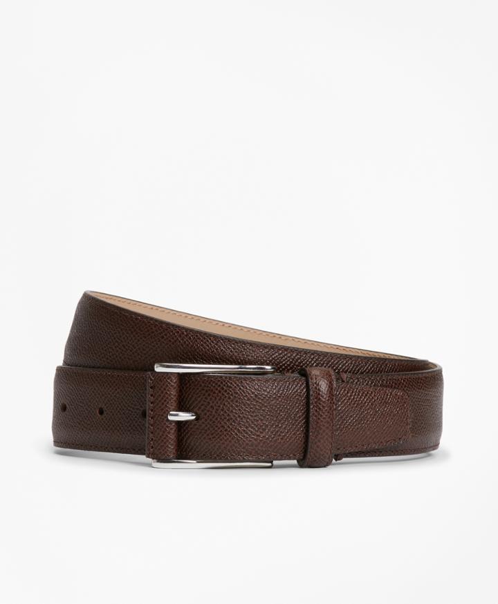 Brooks Brothers Men's Textured Leather Belt