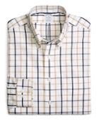 Brooks Brothers Men's Supima Cotton Non-iron Slim Fit Medium Tattersall Sport Shirt