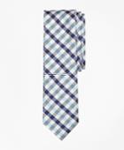 Brooks Brothers Men's Tri-tone Checkered Silk Tie