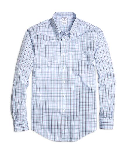 Brooks Brothers Non-iron Regent Fit Multicheck Sport Shirt