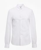 Brooks Brothers Milano Slim Fit Dress Shirt, Performance Non-iron With Coolmax, Button-down Collar Twill