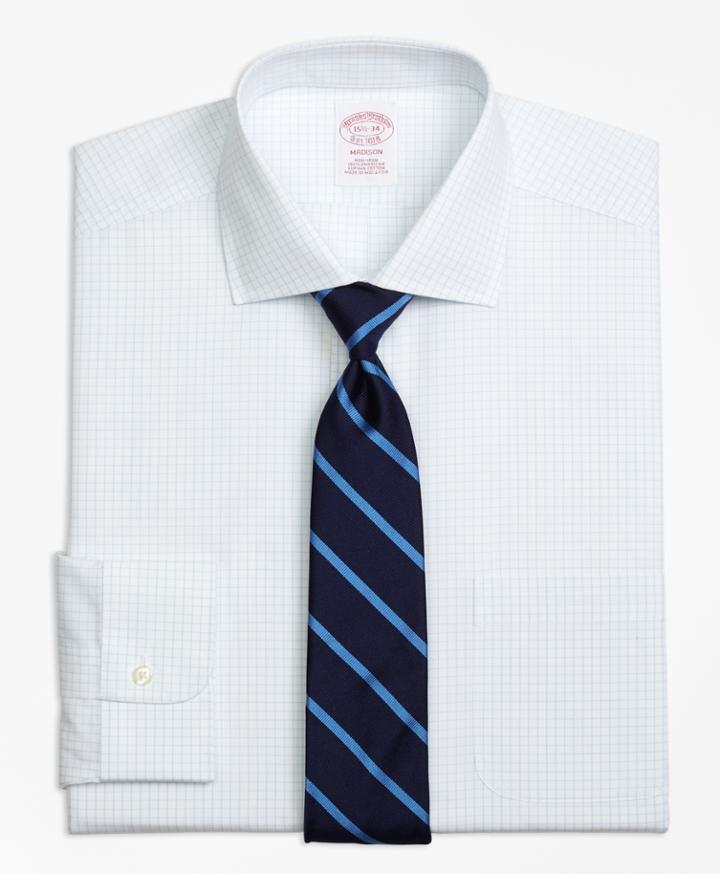 Brooks Brothers Men's Regular Fit Classic-fit Dress Shirt, Non-iron Graph Check