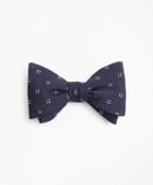 Brooks Brothers Square Dot Flower Bow Tie