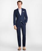 Brooks Brothers Men's Milano Fit  Textured Weave 1818 Suit