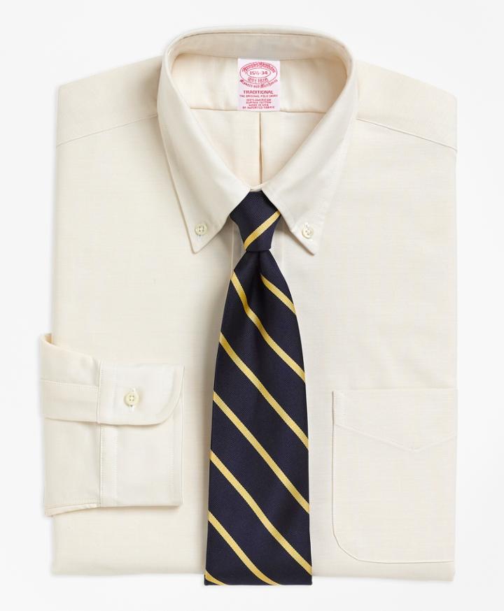 Brooks Brothers Men's Relaxed Fit Relaxed-fit Dress Shirt, Button-down Collar