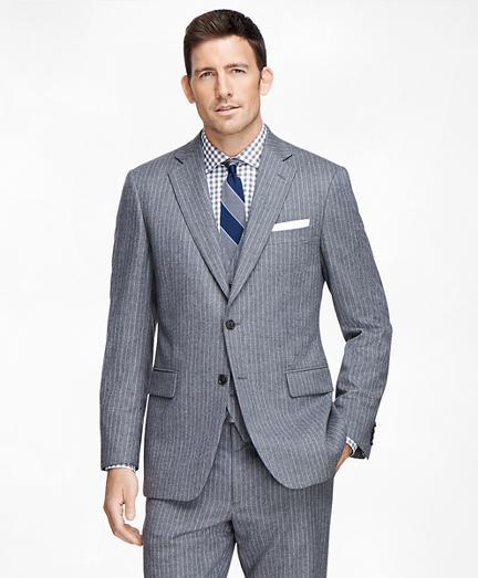 Brooks Brothers Madison Fit Three-piece Stripe 1818 Suit