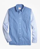 Brooks Brothers Men's Chambray Color-block Sport Shirt