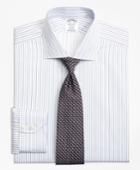 Brooks Brothers Men's Slim Fitted Dress Shirt, Non-iron Framed Music Stripe