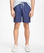 Brooks Brothers Men's Montauk 6 Dot Print Swim Trunks