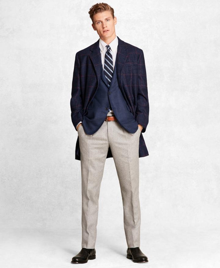 Brooks Brothers Men's Golden Fleece Merino Wool-blend Topcoat