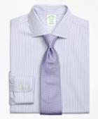 Brooks Brothers Non-iron Milano Fit Sidewheeler Stripe Dress Shirt