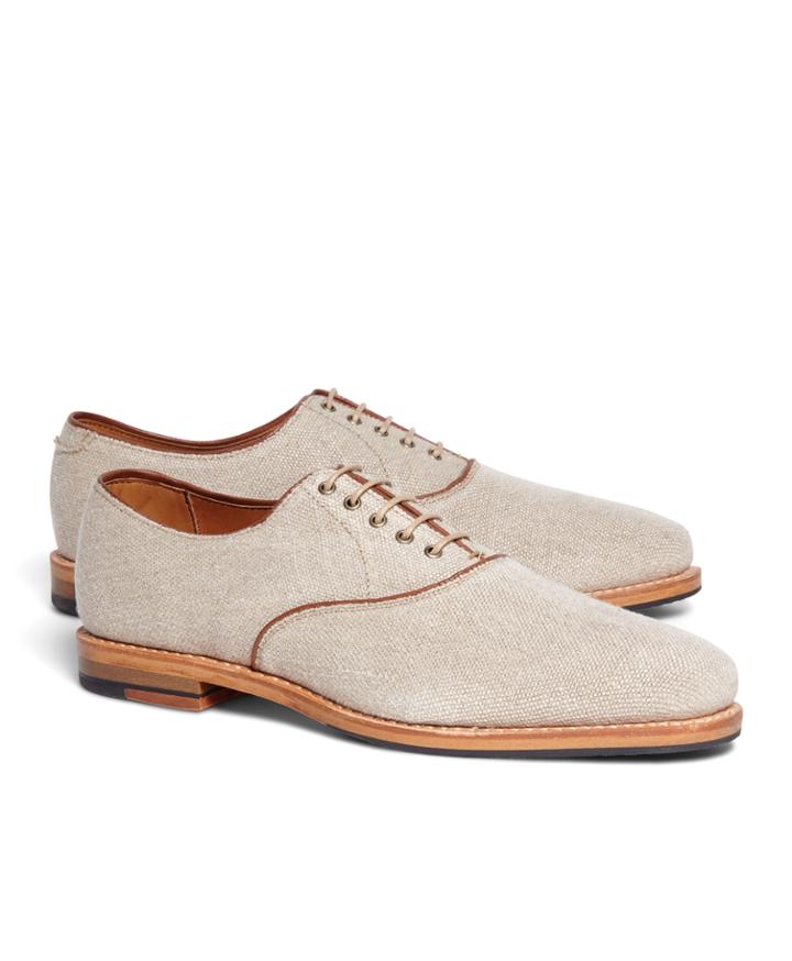 Brooks Brothers Men's Linen Bluchers