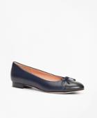 Brooks Brothers Women's Color-block Leather Flats