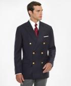 Brooks Brothers Men's Country Club Double-breasted Navy Blazer