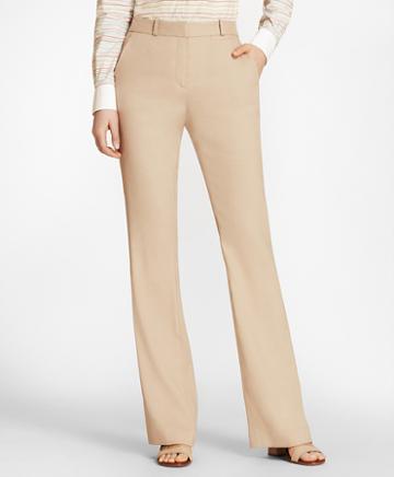 Brooks Brothers Stretch Linen-blend Twill Pants