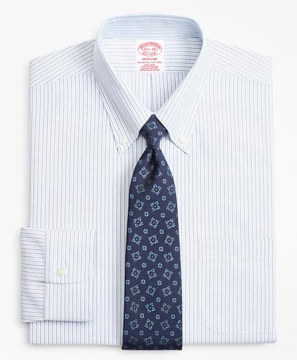 Brooks Brothers Brookscool Madison Classic-fit Dress Shirt, Non-iron Alternating Stripe