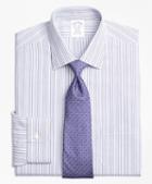 Brooks Brothers Regent Fitted Dress Shirt, Non-iron Alternating Double Stripe