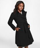 Brooks Brothers Wool-blend Crepe Trench Coat