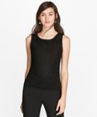 Brooks Brothers Shimmer Knit Shell
