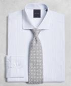Brooks Brothers Men's Golden Fleece Slim Fit Hairline-candy-stripe English-collar Dress Shirt