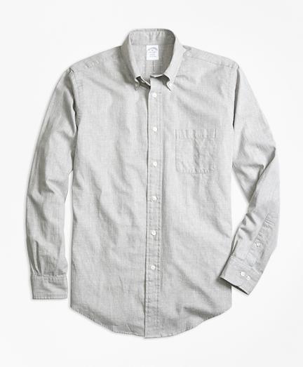 Brooks Brothers Regent Fit Heathered Dot Sport Shirt