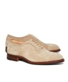 Brooks Brothers Suede Perforated Captoes
