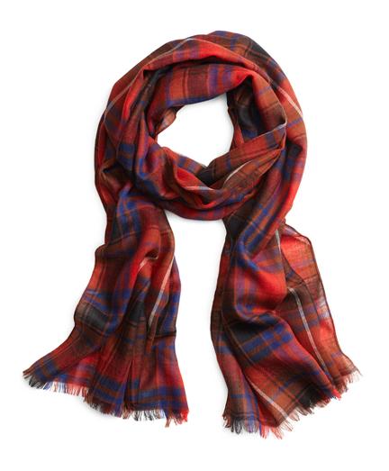 Brooks Brothers Multiplaid Scarf