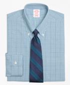 Brooks Brothers Non-iron Madison Fit Gingham With Deco Dress Shirt