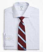 Brooks Brothers Regent Fitted Dress Shirt, Non-iron Two-tone Windowpane