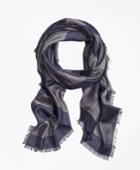 Brooks Brothers Women's Buffalo-check Oversized Square Scarf