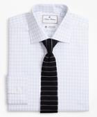Brooks Brothers Luxury Collection Milano Slim-fit Dress Shirt, Franklin Spread Collar Check