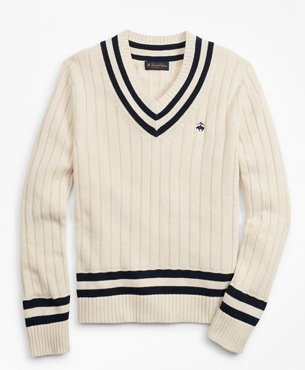 Brooks Brothers Tennis V-neck Sweater